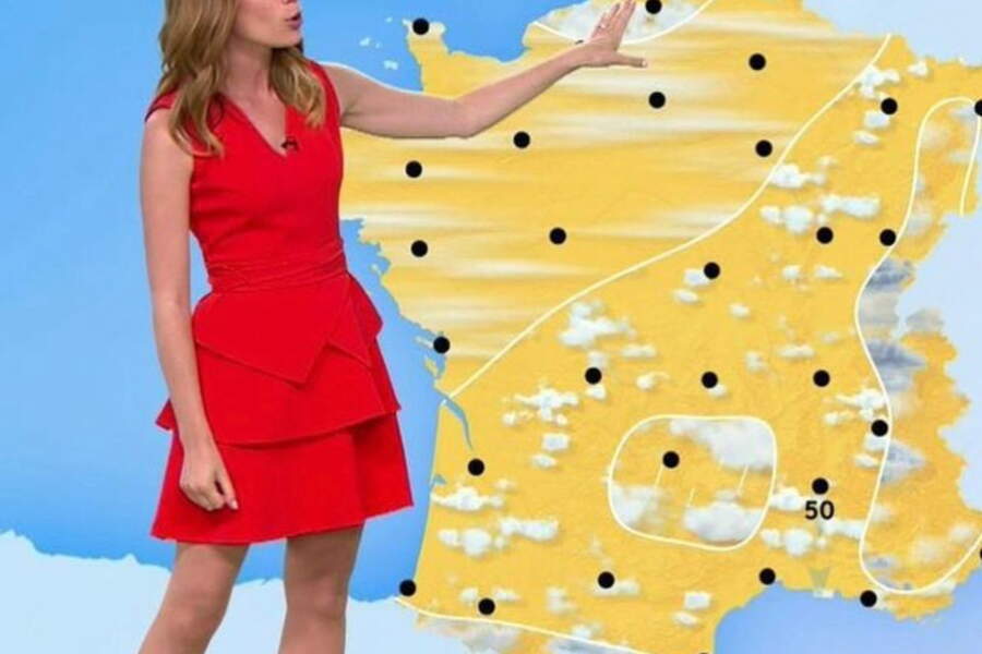 Audrey Presentatrice Meteo A La Cartenull