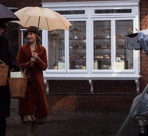 À Downton Abbey, on tourne peu importe qu'il pleuve ou qu'il vente