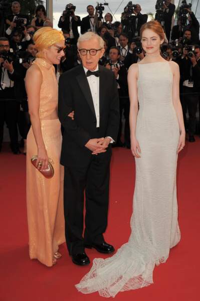 Parker Posey ,Woody Allen et Emma Stone