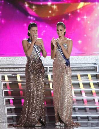 Miss Bourgogne et Miss Tahiti