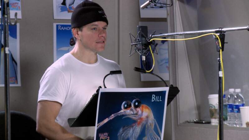 En 2011, Matt Damon a prêté sa voix au film d'animation Happy Feet 2