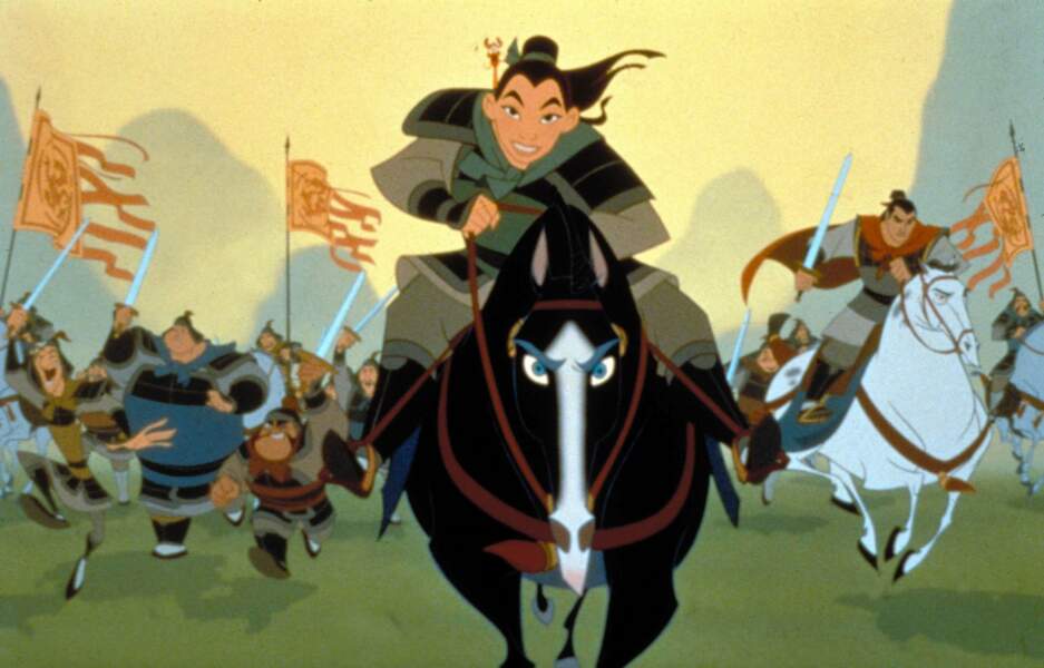 Mulan, ou la belle demoiselle muée en guerrier hors du commun. Couillue !