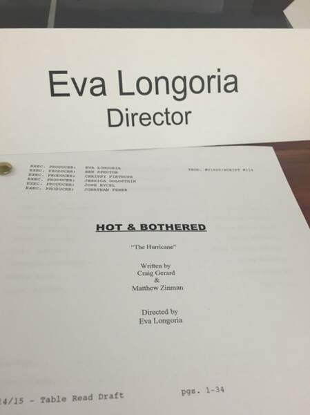 Eva Longoria passe derrière la caméra pour un épisode de sa nouvelle série Hot and Bothered