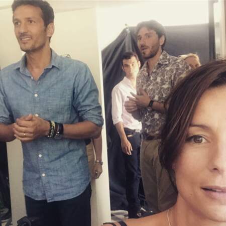 Jennifer Lauret adore prendre des photos de ses partenaires sur le tournage de la série de TF1