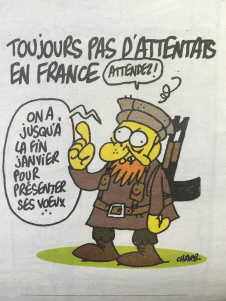 L'ultime dessin de Charb (7 janvier 2015)