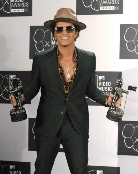 Bruno Mars est reparti avec le prix de la meilleure vidéo masculine et celui de la meilleure chorégrahie