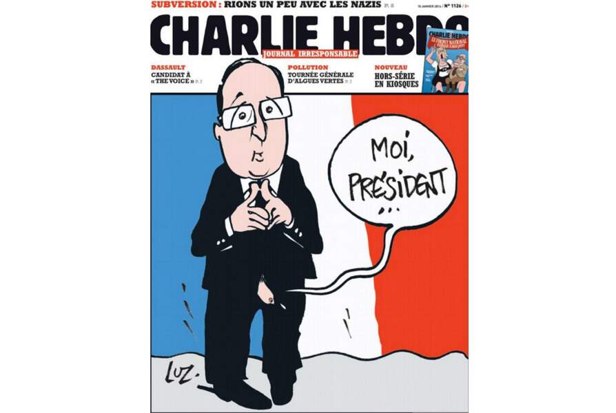 L'affaire Hollande/Gayet selon Charlie Hebdo (15 janvier 2014)