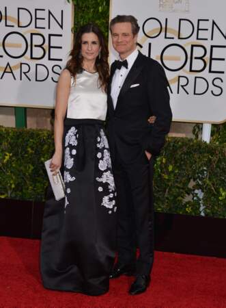 Colin Firth et sa femme 