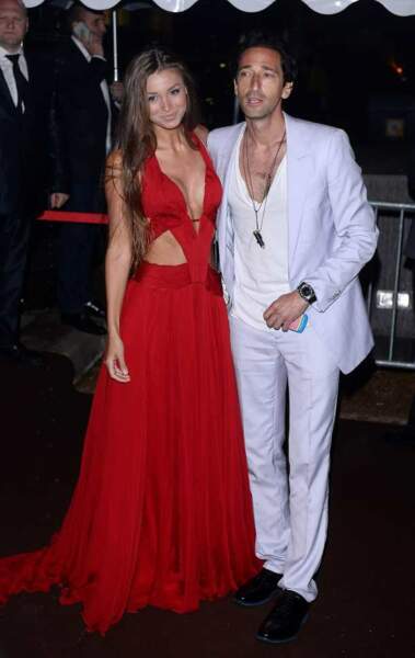 Adrien Brody et sa compagne Lara Leito 