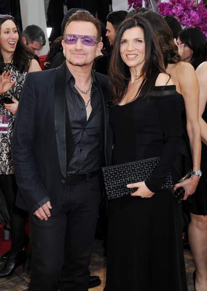 Bono et sa femme