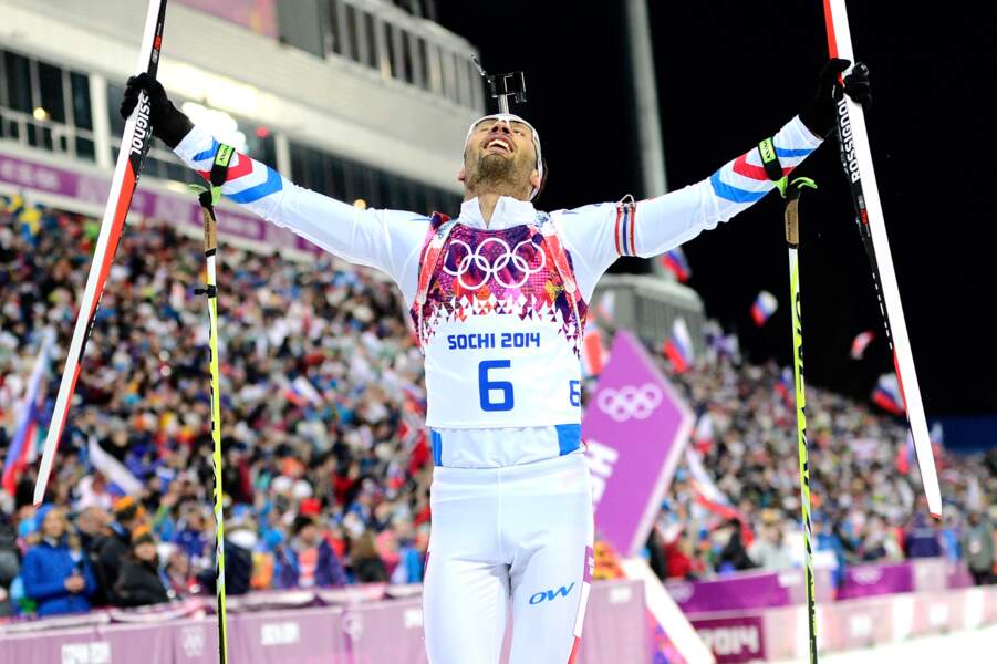 Martin Fourcade, champion olympique de biathlon