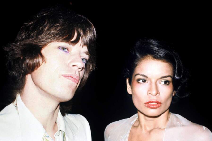 Mick Jagger et son ex femme Bianca, la mère de Jade