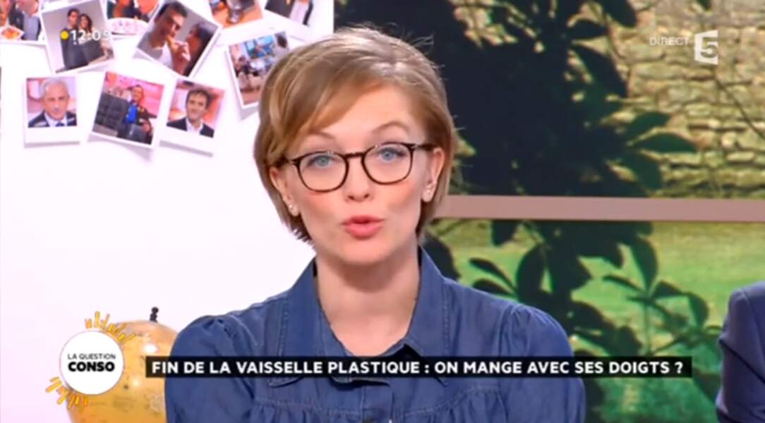 Maya Lauqué co-présente La Quotidienne chaque jour sur France 5