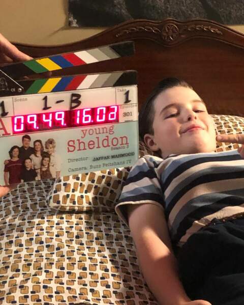 Premier jour de tournage pour Iain Armitage, la star de Young Sheldon