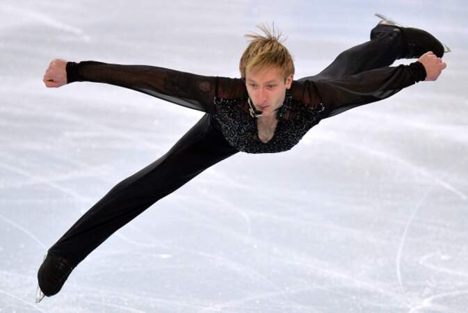 Evgeni Plushenko, fer de lance de l'équipe russe du patinage artistique