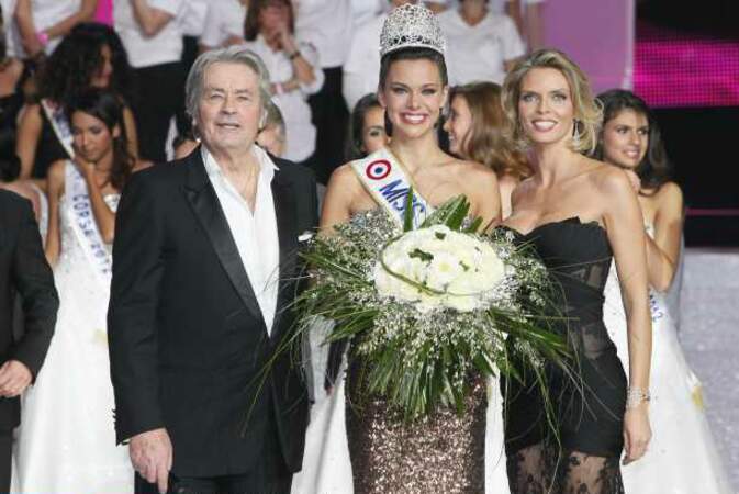 Alain Delon, Miss France et Sylvie Tellier