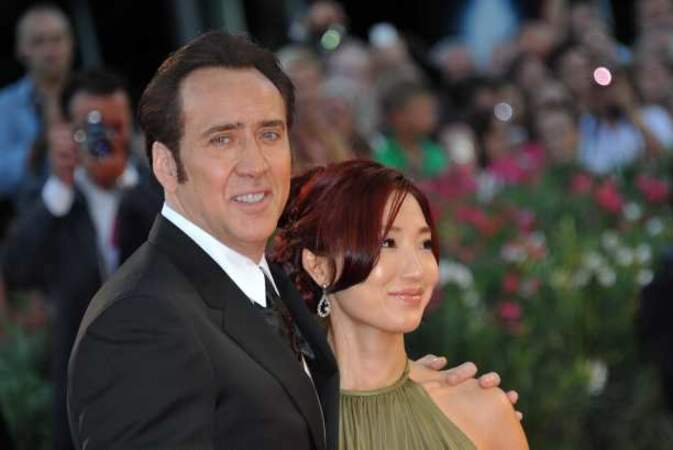 Nicolas Cage et sa femme Alice Kim Cage