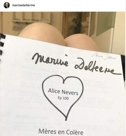 et le plateau d'Alice Nevers semble être rempli d'amour.