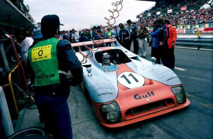 La voiture de Jacky Ickx en 1975