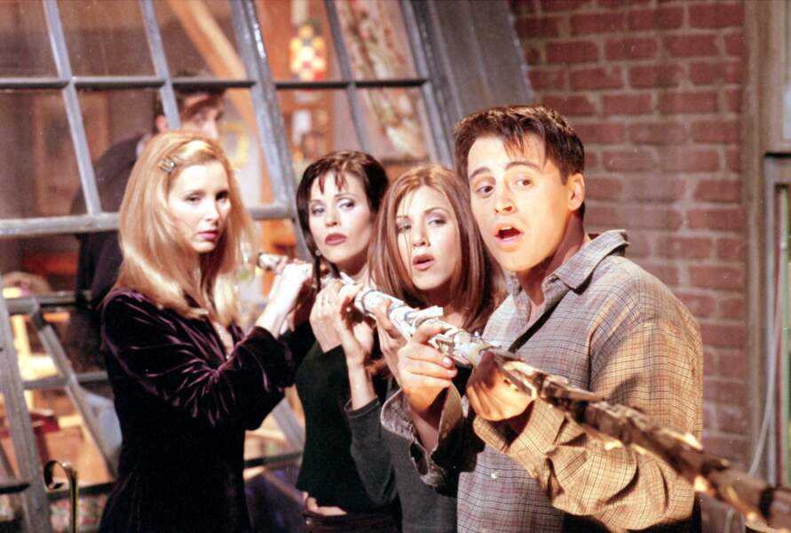Friends (saison 3 - 1996) : avec Lisa Kudrow, Courteney Cox et Matt LeBlanc