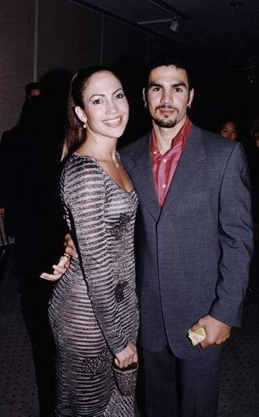 En 1997, avec son premier mari Ojani Noa, un chef cuisinier cubain.