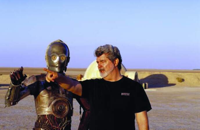 George Lucas sur le tournage