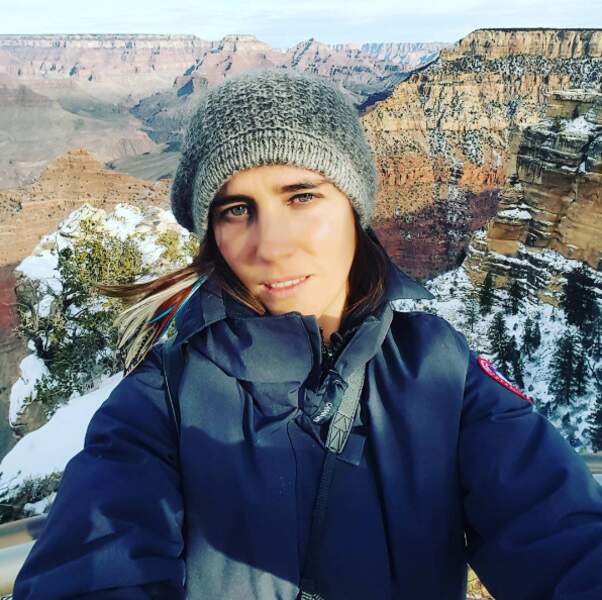Direction le Grand Canyon en hiver. Vahina est équipée pour affronter le froid !