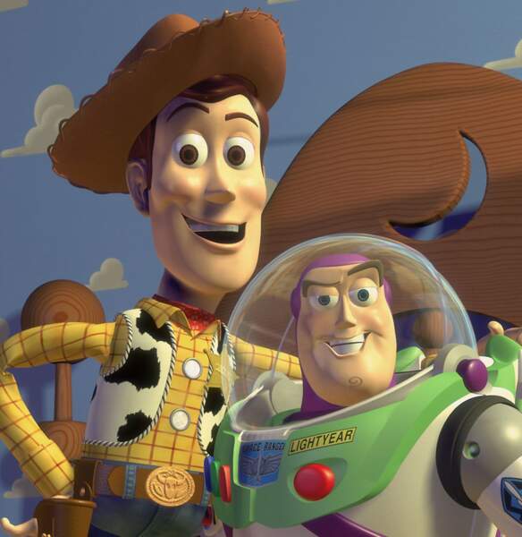 Buzz et Woody (Toy Story, 1995)