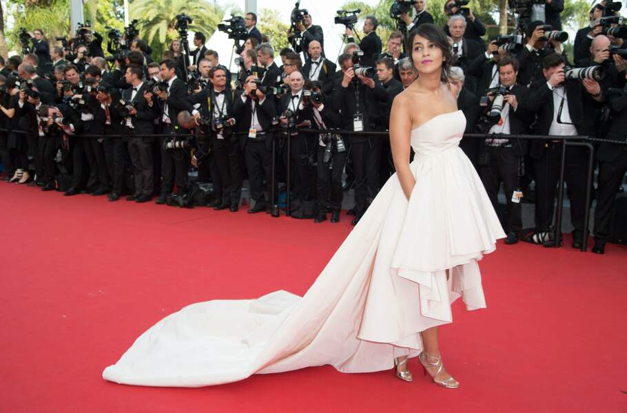 L'année dernière à Cannes, elle a de nouveau fait sensation sur le tapis rouge