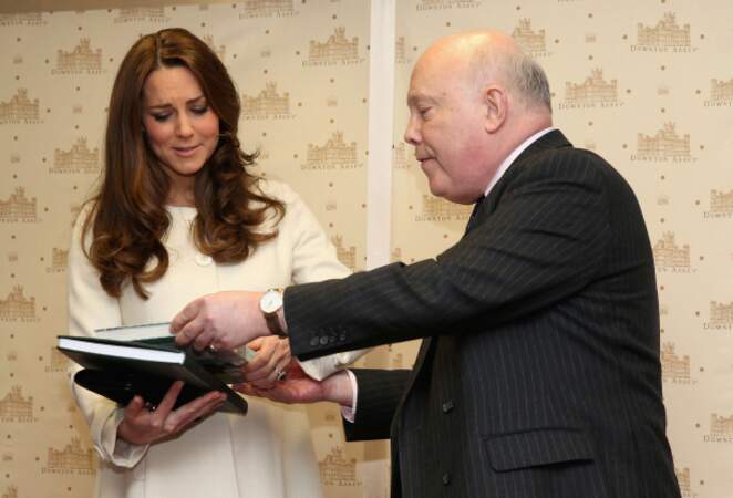 Julian Fellowes, le créateur de Downton Abbey, a été honoré de la visite de Kate Middleton 