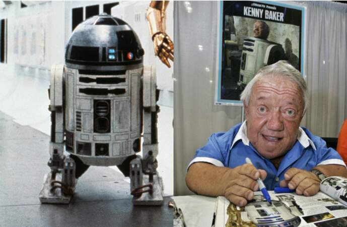 Enfin, à bientôt 80 ans, Kenny Baker se glissera à nouveau dans la carcasse du célèbre R2-D2