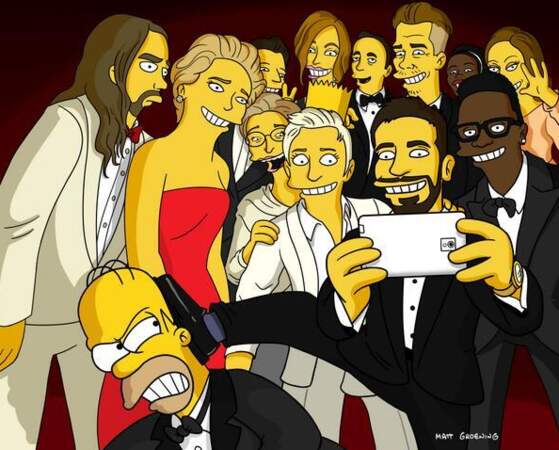 Le selfie des Simpsons 