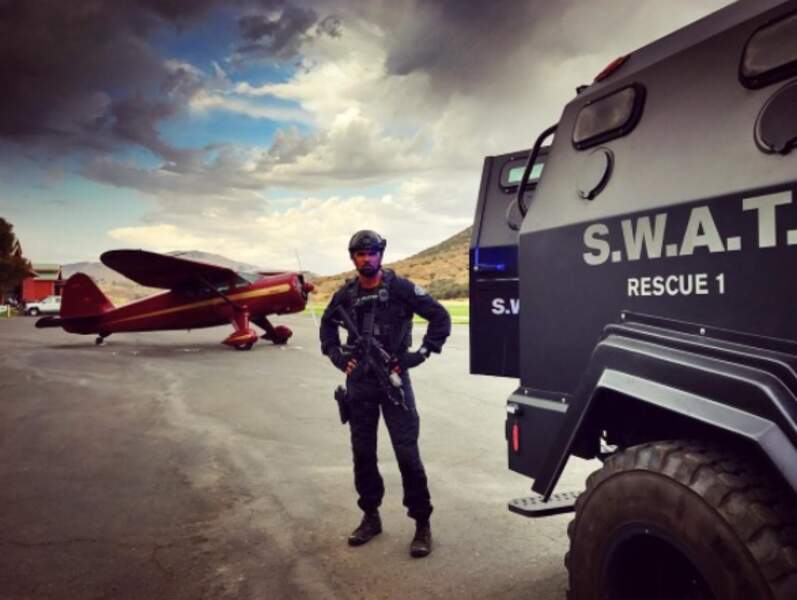 On ne rigole pas sur le tournage de SWAT, la nouvelle série de Shemar Moore