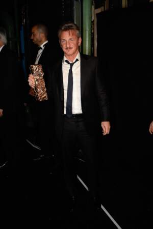 Sean Penn et son César d'honneur