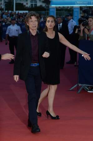 Mick Jagger, coproducteur du film, a fait sensation sur les planches