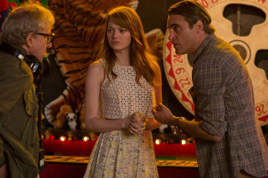 La même Emma Stone, de retour pour le sombre L'Homme irrationnel, aux côtés de Joaquin Phoenix (2015)
