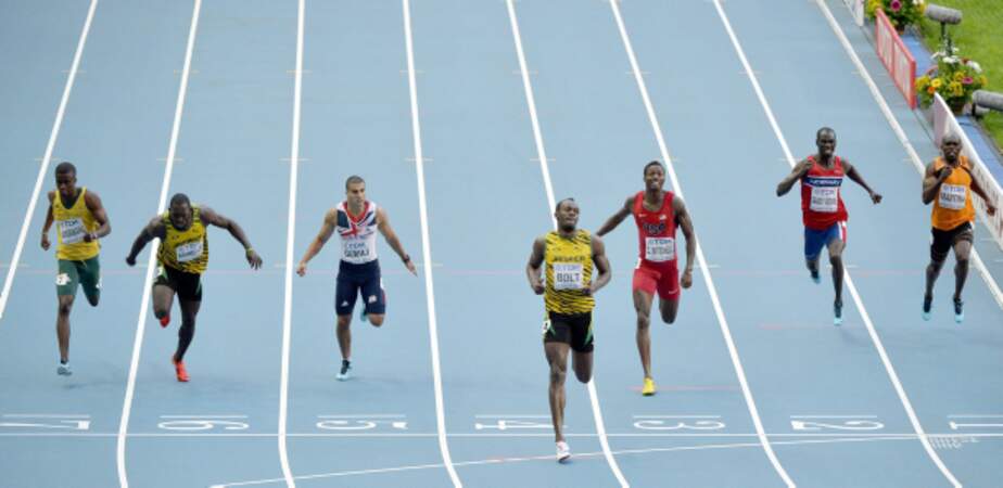 Usain Bolt champion du monde sur 200 m