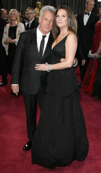 Dustin Hoffman et sa femme Lisa Hoffman 