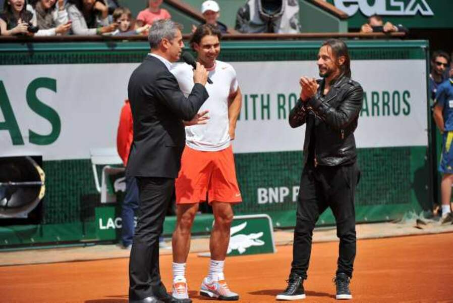 Rafael Nadal avec Bob Sinclar