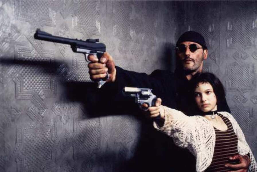 Voici Natalie Portman dans "Léon" de Luc Besson (1994) avec Jean Reno. C'est son premier long-métrage