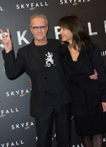 Le couple, toujours joyeux, à la première de Skyfall en 2012 à Paris