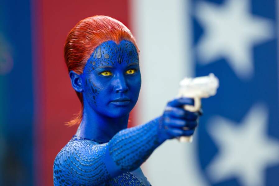 Jennifer Lawrence aime décidément les sagas: de retour en Mystique dans X-Men : Days of Future Past (2014)