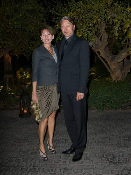 Mads Mikkelsen et son épouse à la soirée Dior