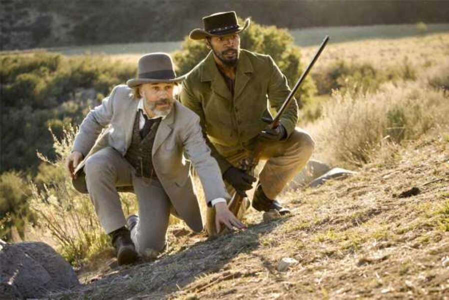 Django Unchained (2013) - Christoph Waltz et Jamie Foxx