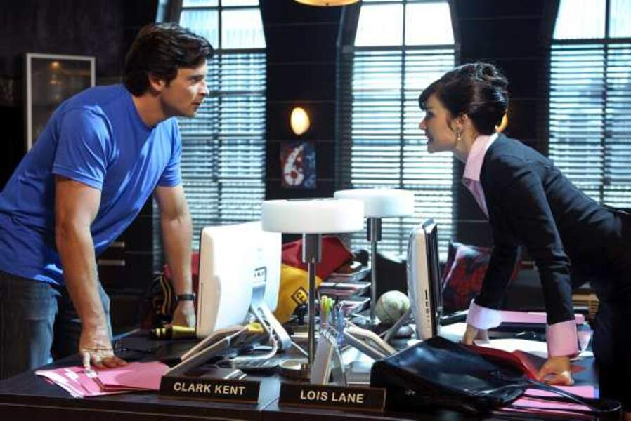 Smallville (série 2001-2011) : Tom Welling et Erica Druance