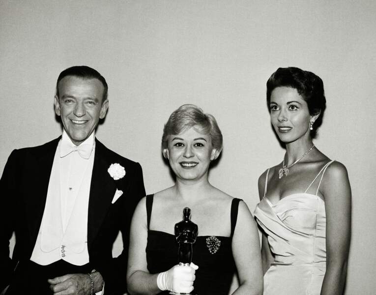 Fred Astaire, Dana Wynter et Giulietta Masina (1958)