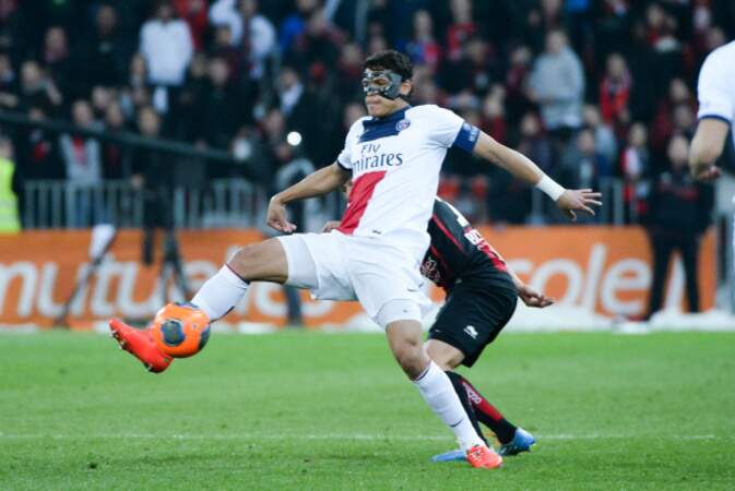 Non ce n'est pas Fantômas, mais Thiago Silva du PSG, contre Nice