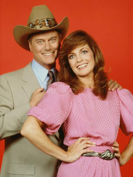 Larry Hagman et Linda Grey, couple star de Dallas 