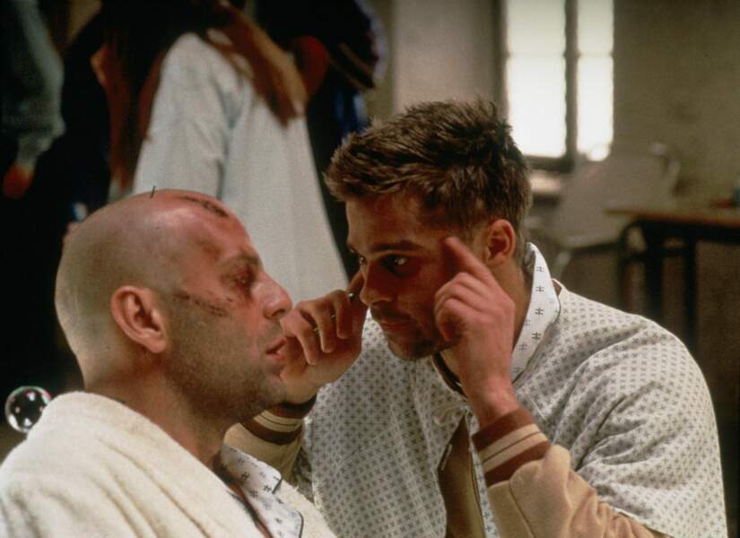 L'Armée des 12 singes (Terry Gilliam, 1996) : avec Brad Pitt