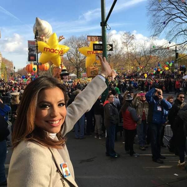 Eva Longoria (Telenovela) était à la traditionnelle parade dans les rues de New-York